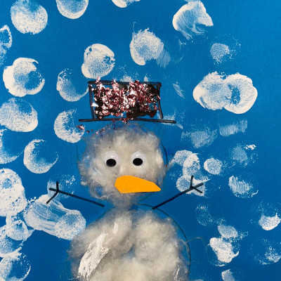 Unser kleiner Schneefreund